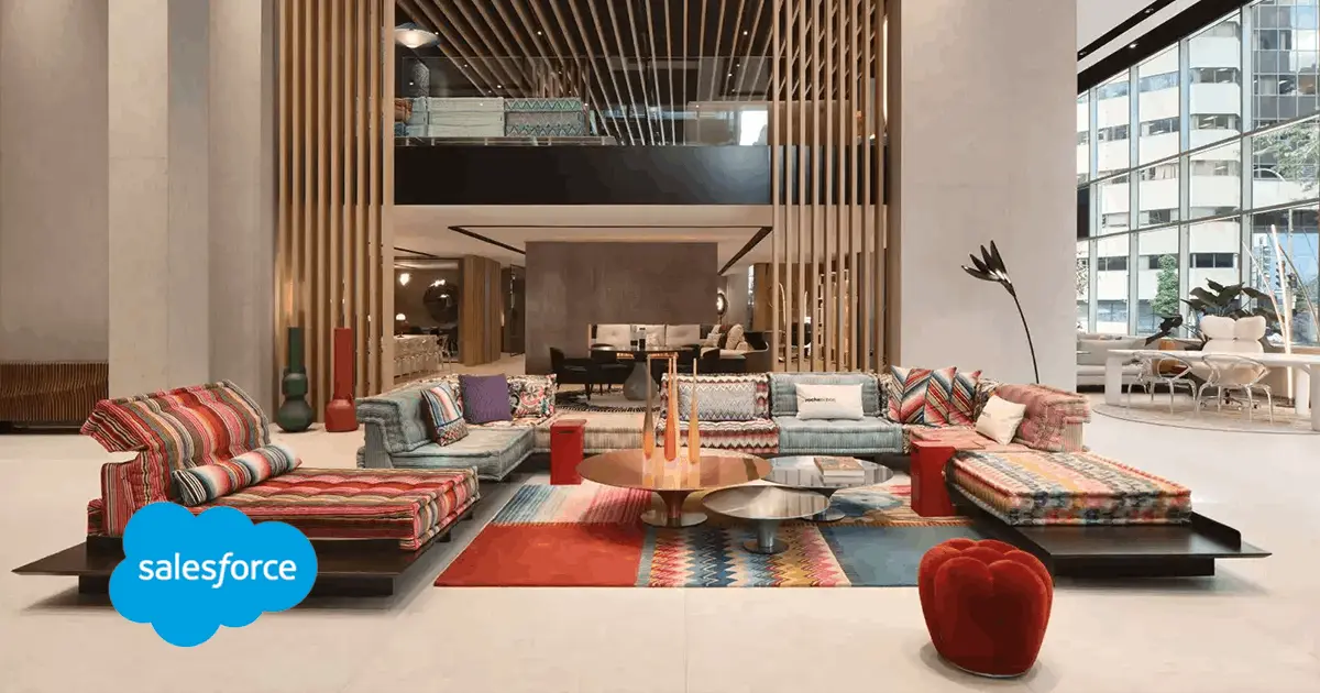 showroom référence rochebobois reprise de TMA OMS