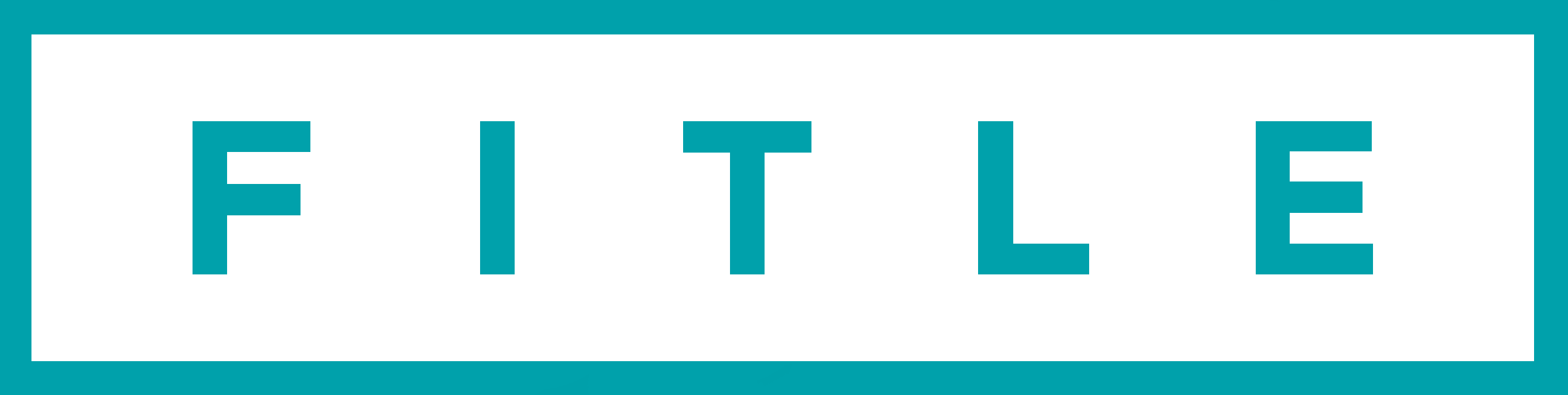 Logo fitle bleu